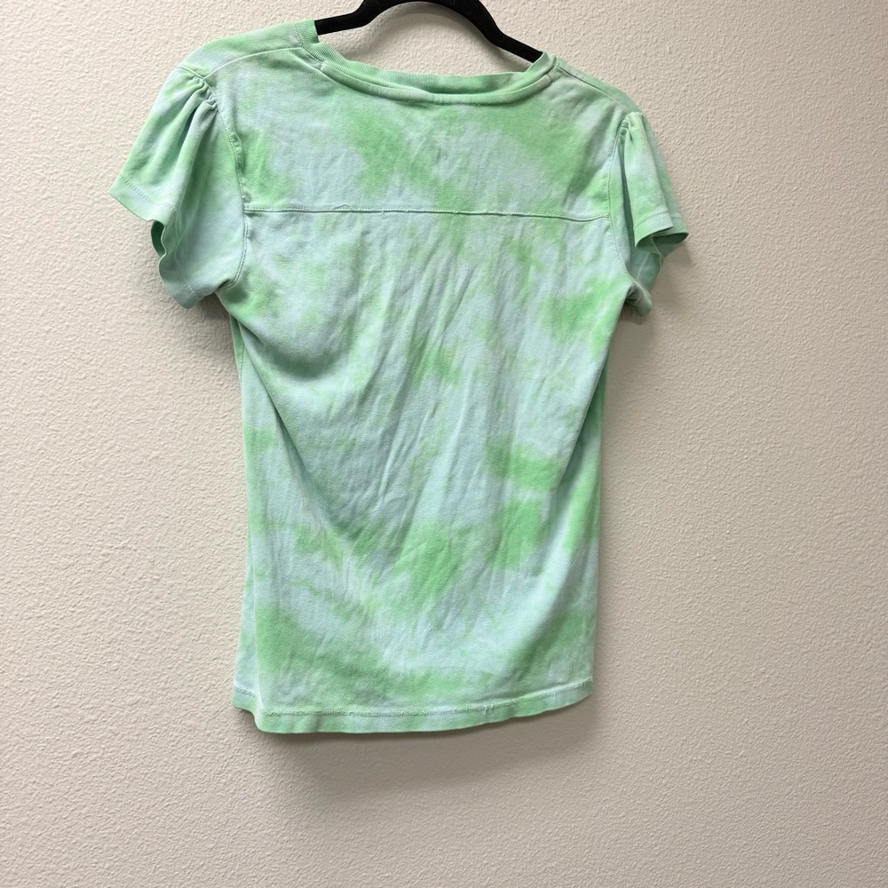 BCG Green V Neck Athletic Tee Medium Cotton Casual Active Top Shirt - Picture 3 of 6